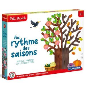 Clementoni Au rythme des saisons- Time, Months and Seasons Game  3+  New Sealed